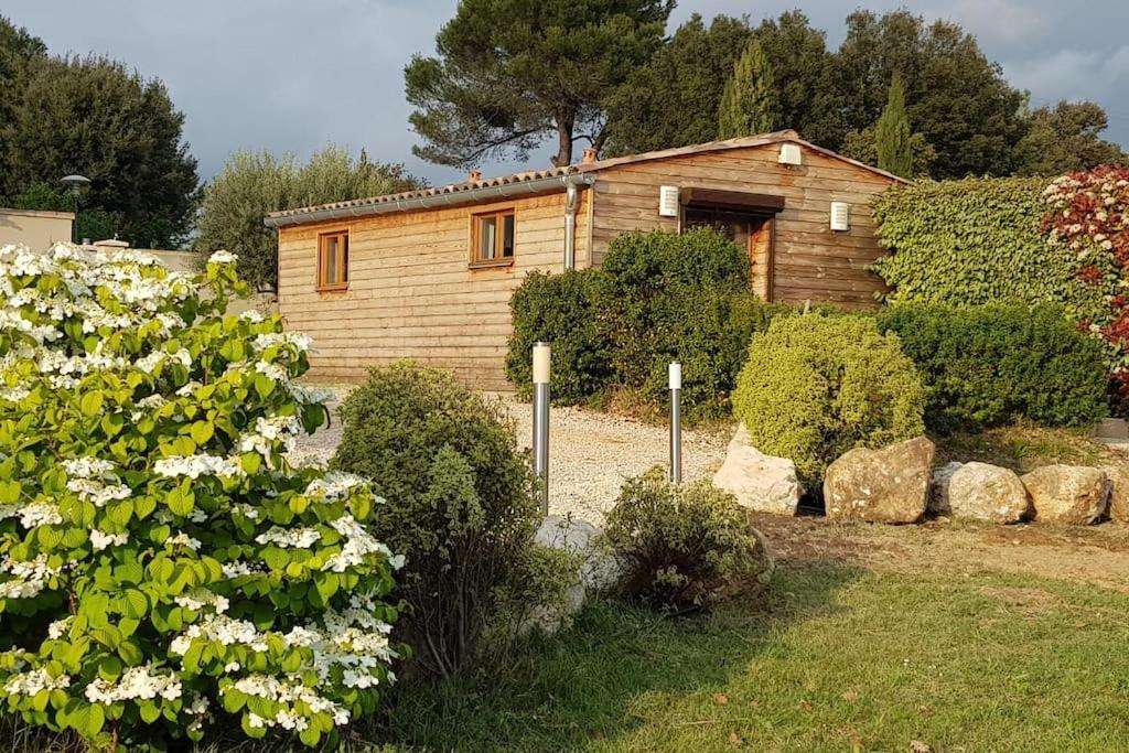 Chalet De Charme Climatise Sur La Route Du Ventoux Carpentras Exterior foto